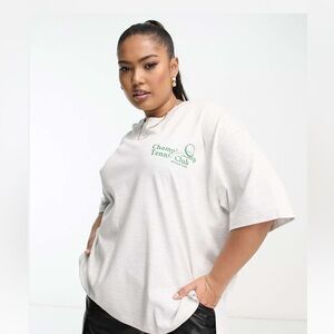 ASOS tennis club oversized tee